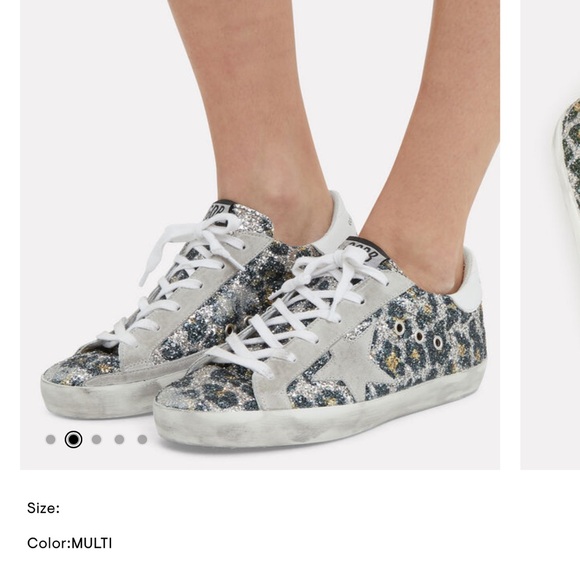 Golden Goose SUPERSTAR multi glitter leopard. - Picture 5 of 7